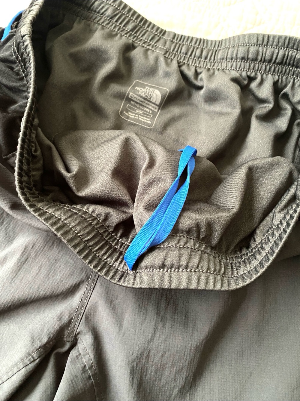 The North Face Mens Gray Lightweight Flight Series Flash Dry Running Shorts Sz M - Picture 7 of 12